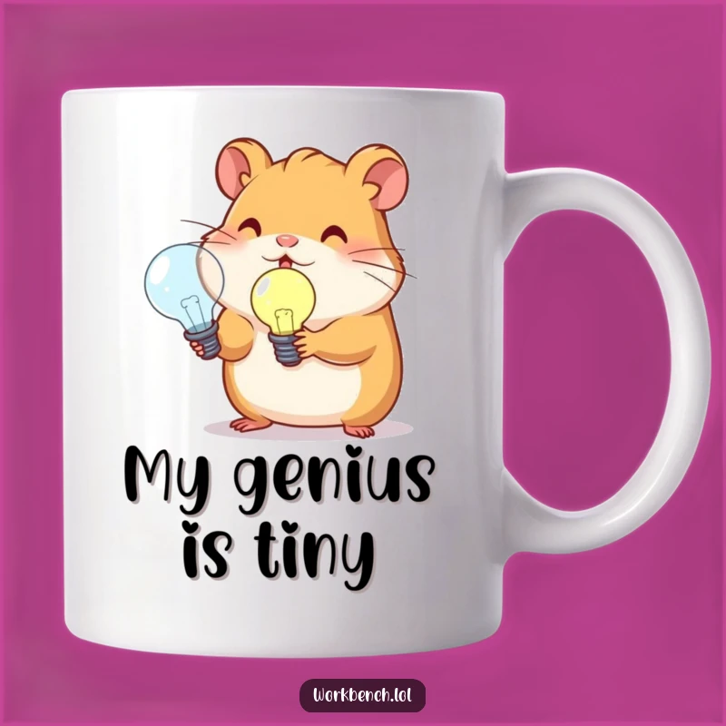 Funny Hamster Lightbulb Mug: Brilliant Ideas for Your Coffee Break!