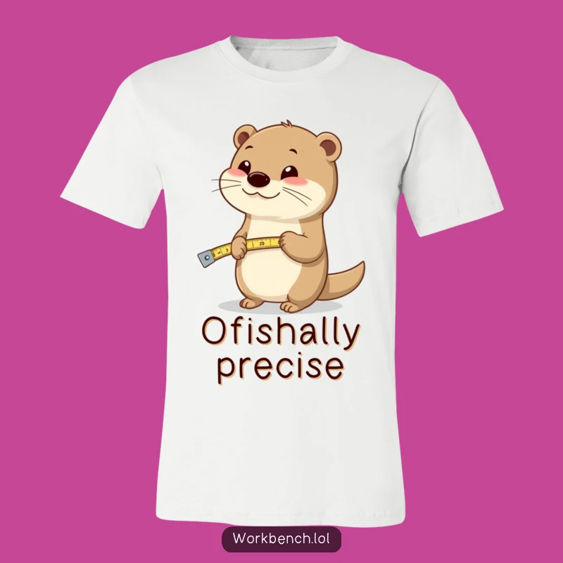 Funny Otter Measuring Tape T-Shirt: Get a Measure of Fun!